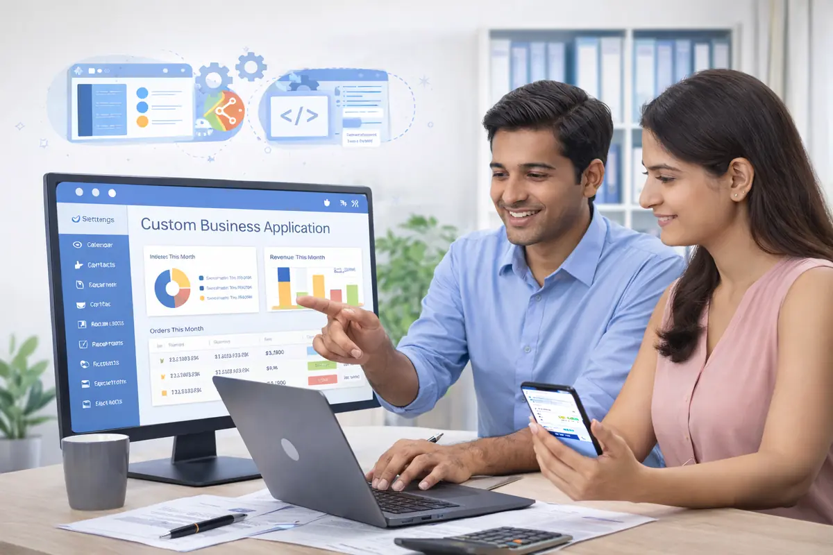 Placeholder screenshot for custom business app product